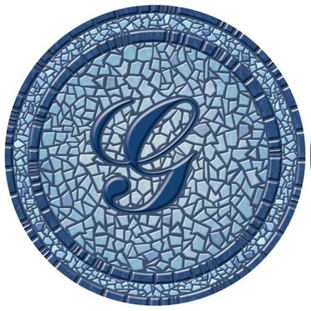 Lamatek Lamatek 67B00-0044G 29 in. dia. Monogram Mosaic Poolsaic Mat- G 67B00-0044G